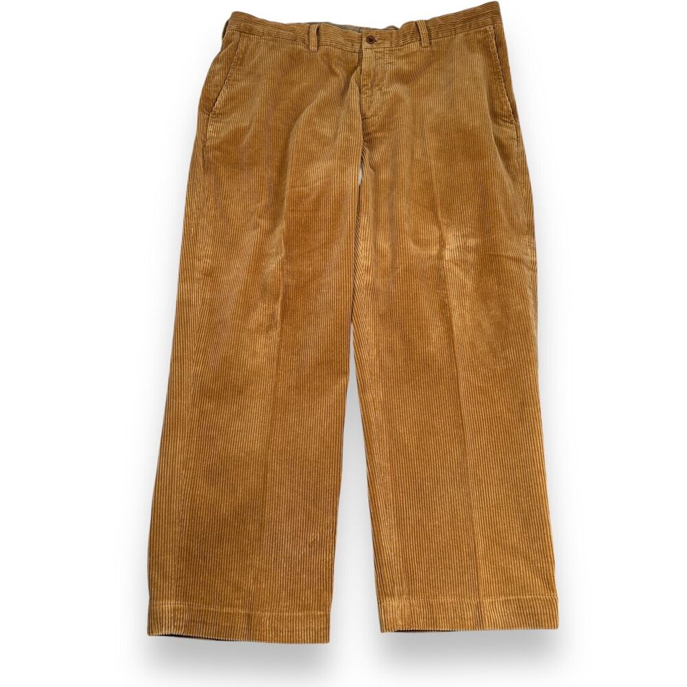 Polo Ralph Lauren Corduroy Preston Pants Men’s 38 x 27 Brown Pockets Cotton